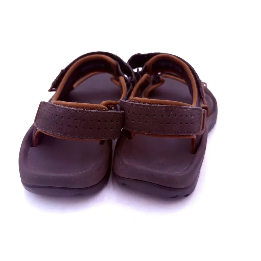 Teva Men's Brown Leather Katavi 2 Slide Sandals Size 11